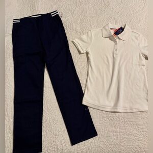 NWT French Toast Girls  Pants  Navy School Uniform for Girl size 7 yearo old